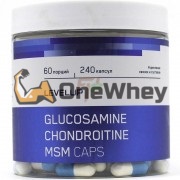 Glucosamine Chondroitin MSM (240 шт), LevelUp