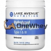 Hydrolyzed Collagen Peptides Type I & III (200 гр: 20 порций), Lake Avenue Nutrition