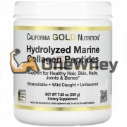 Hydrolyzed Marine Collagen Peptides (200 гр: 40 порций), California Gold Nutrition