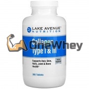 Collagen Type I & III (365 шт по 1000 мг), Lake Avenue Nutrition