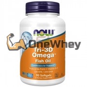 Tri-3D Omega [330 EPA x 220 DHA] (90 шт), NOW Foods