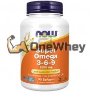 Super Omega 3-6-9 (90 шт по 1200 мг), NOW Foods