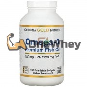 Omega-3 Premium Fish Oil (240 шт по 1000 мг), California Gold Nutrition