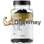 Omega-3 + D3 + K2 (90 шт), OstroVit