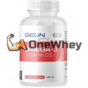 Omega-3 + Vitamin D3 (120 шт), Geon Lab