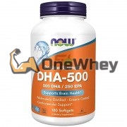 DHA-500 [Double Strength] (180 шт по 1000 мг), NOW Foods
