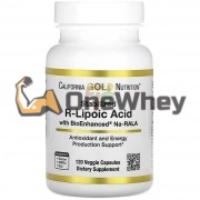 R-Lipoic Acid [BioEnhanced® Na-RALA] (120 шт), California Gold Nutrition