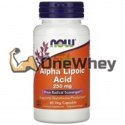 Alpha Lipoic Acid (60 шт по 250 мг), NOW Foods
