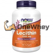 Lecithin [Non-GMO] (100 шт по 1200 мг), NOW Foods
