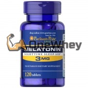 Melatonin (120 шт по 3 мг), Puritan's Pride