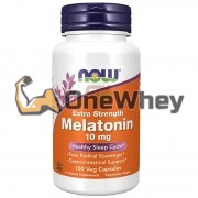 Melatonin [Extra Strength] (100 шт по 10 мг), NOW Foods