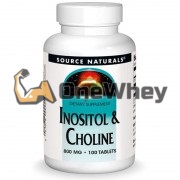 Inositol & Choline (100 шт по 800 мг), Source Naturals