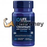 Optimized Chromium [Chrominex® 3+] (60 шт по 500 мкг), Life Extension
