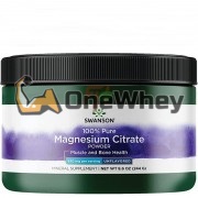 Magnesium Citrate [100% Pure Powder] (244 гр: 90 порций), Swanson