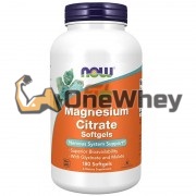 Magnesium Citrate (180 шт), NOW Foods