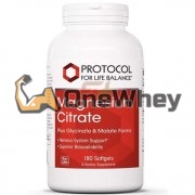 Magnesium Citrate [plus Glycinate & Malate] (180 шт), Protocol For Life Balance