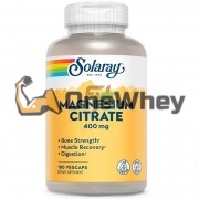 Magnesium Citrate 400 мг (180 шт), Solaray