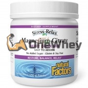 Magnesium Citrate [Powder] (250 гр: 75 порций), Natural Factors