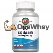 Magnesium Glycinate + D3 [170 мг x 125 mcg] (90 шт), KAL