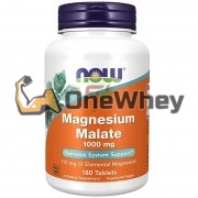 Magnesium Malate (180 шт по 1000 мг), NOW Foods