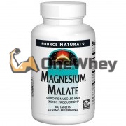 Magnesium Malate (360 шт по 1250 мг), Source Naturals