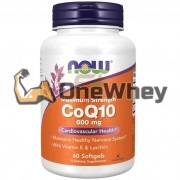 CoQ10 [Maximum Strength] (60 шт по 600 мг), NOW Foods