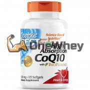 CoQ10 with Bioperine® [High Absorption] (120 шт по 100 мг), Doctor's Best