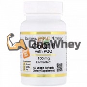 CoQ10 with PQQ [100 мг x 10 мг ] (60 шт), California Gold Nutrition