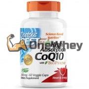 High Absorption CoQ10 with Bioperine® (60 шт по 200 мг), Doctor's Best