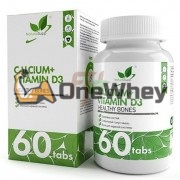 Calcium + Vitamin D3 (60 шт), NaturalSupp