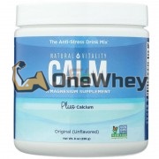 Calm [Magnesium Supplement + Calcium Powder] (226 гр: 30 порций), Natural Vitality