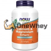 Calcium & Magnesium [with Vitamin D3 and Zinc] (120 шт), NOW Foods