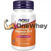 Vitamin D3 (180 шт), NOW Foods