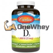 Vitamin D3 (360 шт), Carlson