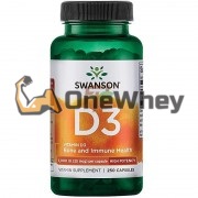 Vitamin D3 (250 шт по 25 мкг: 1000 МЕ), Swanson