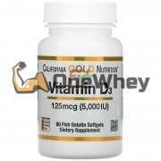 Vitamin D3 (90 шт по 125 мкг: 5000 МЕ), California Gold Nutrition