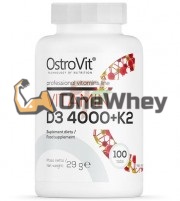 Vitamin D3 [4000 IU] + K2 [100 mcg] (100 шт), OstroVit