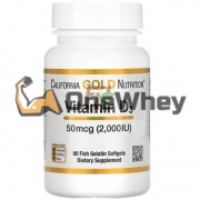 Vitamin D3 (60 шт по 50 мкг: 2000 МЕ), California Gold Nutrition