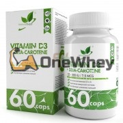 Vitamin D3 + Beta-Carotene (60 шт), NaturalSupp