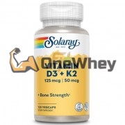 Vitamin D3 + K2 (120 шт), Solaray