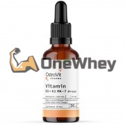 Vitamin D3 + K2 [MK-7] Drops (30 мл), Ostrovit Pharma