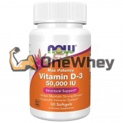 Vitamin D3 [Maximum Potency] (50 шт по 1, 25 мг), NOW Foods
