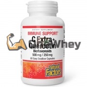 Vitamin C Extra + Quercetin Bioflavonoids (60 шт), Natural Factors