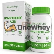 Pantothenic Acid [Vitamin B5] (60 шт по 15 мг), NaturalSupp