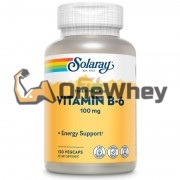 Vitamin B-6 [Timed Release] (120 шт по 100 мг), Solaray
