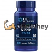 Vitamin B3 [Niacin] (100 шт по 500 мг), Life Extension