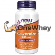 Resveratrol (60 шт по 200 мг), NOW Foods