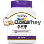 Resveratrol x Red Wine Extract (90 шт), 21st Century
