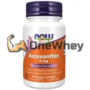 Astaxanthin (60 шт по 4 мг), NOW Foods
