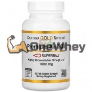 Premium Krill Oil [SUPERBA2®] (60 шт по 1000 мг), California Gold Nutrition